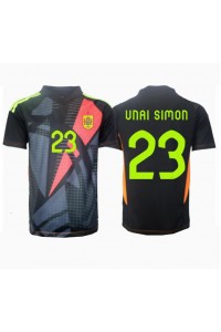 Spania Unai Simon #23 Keeper Fotballdrakt Borte Klær EM 2024 Korte ermer